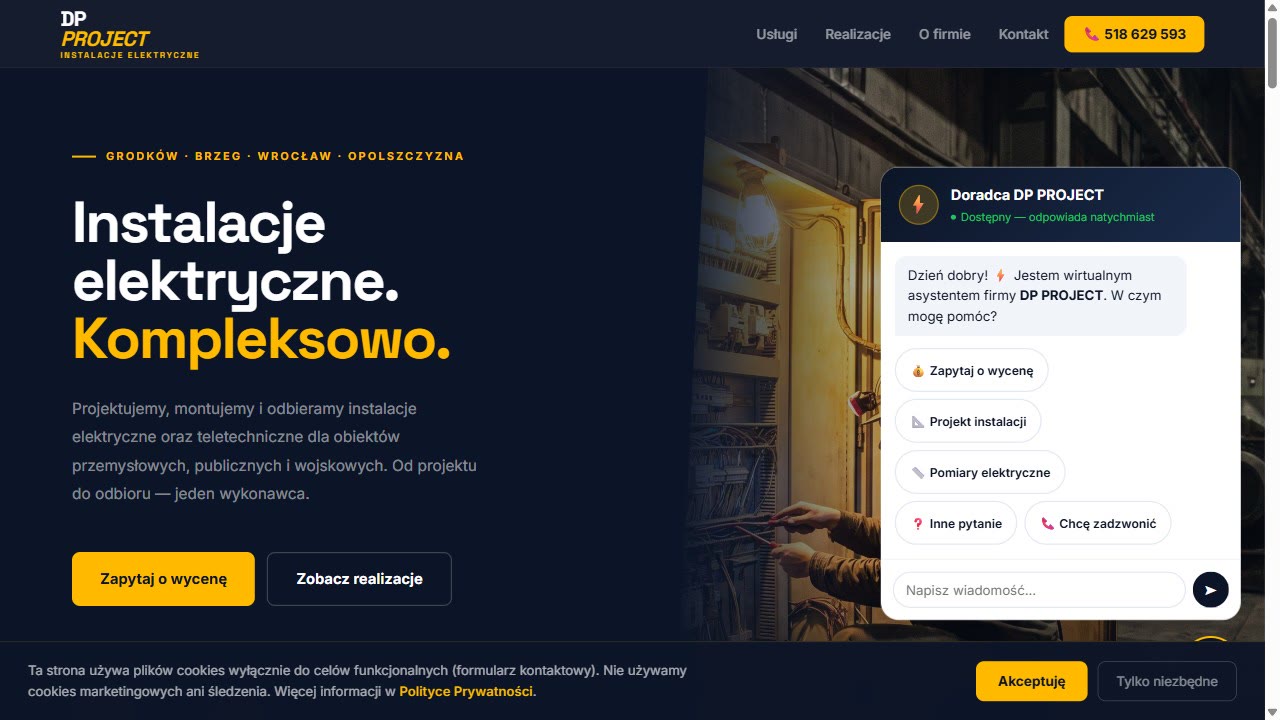 DP PROJECT - strona firmowa